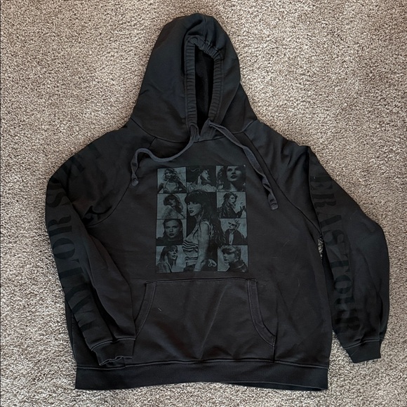 Taylor Swift Tops - Taylor Swift Eras Tour Black Hoodie